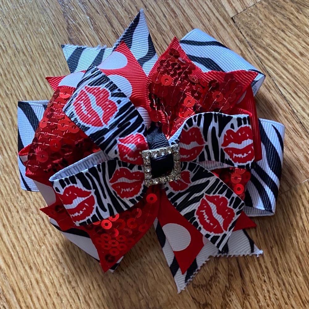 Valentines Bow Handmade